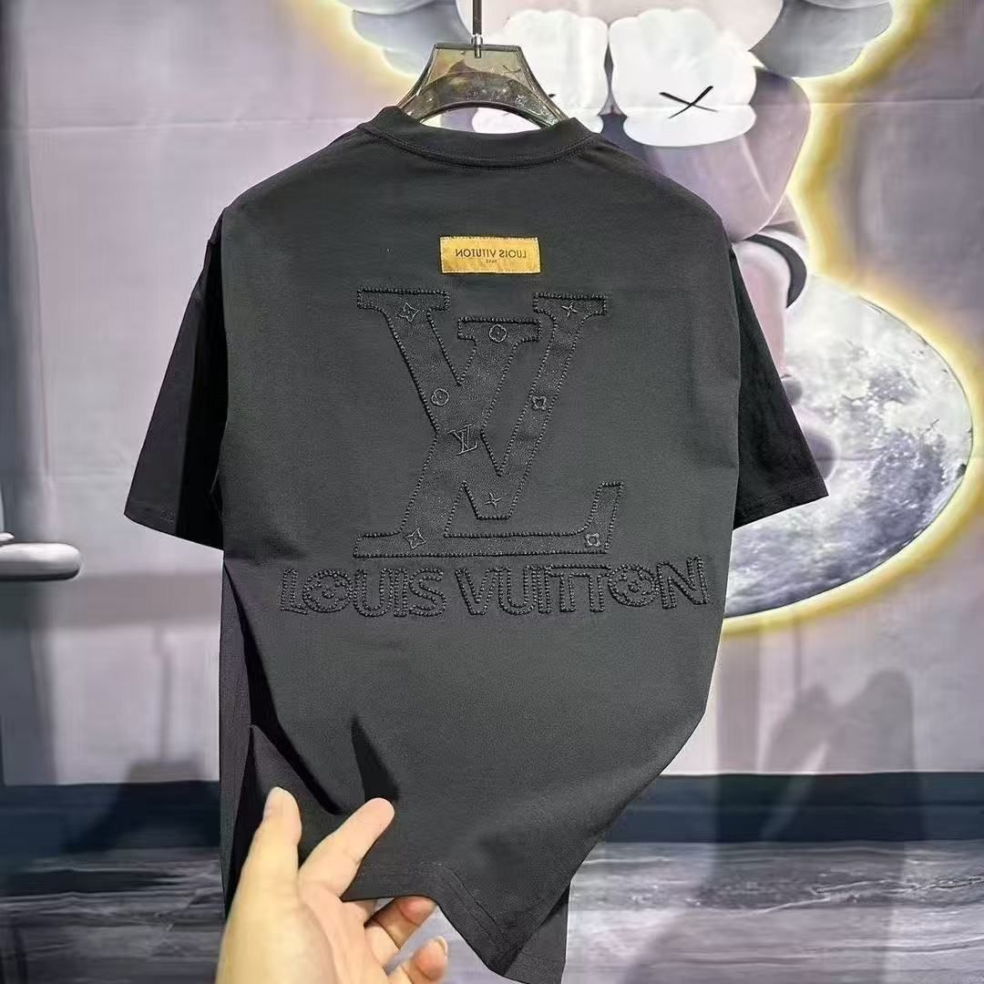 2025 round neck trendy new style off-machine versatile fashion embroidered T-shirt