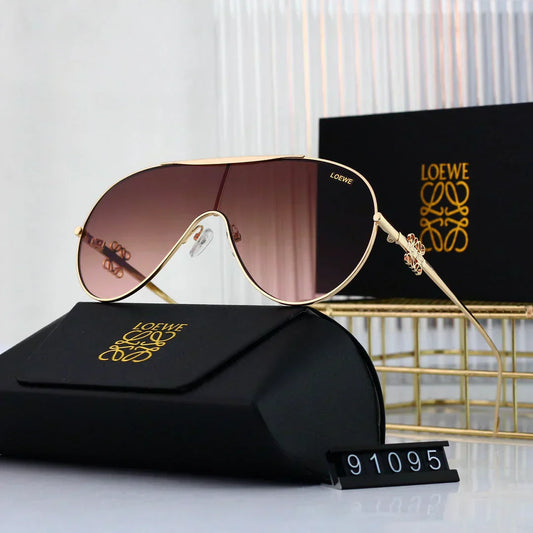 LOEWE Oval round frame sunglasses