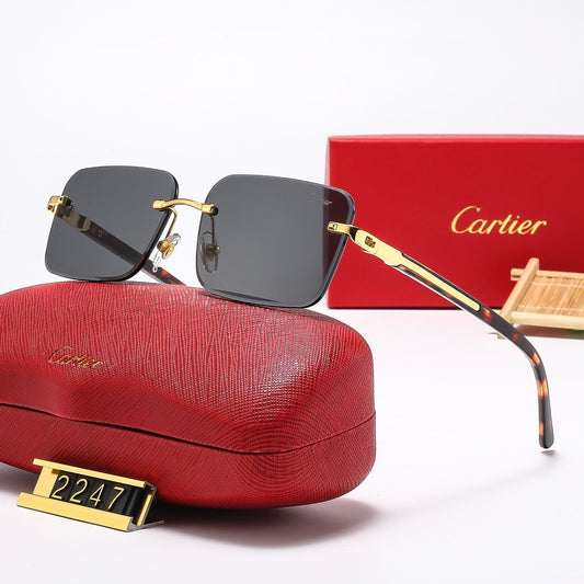 2025 Fashion frameless square sunglasses 2247