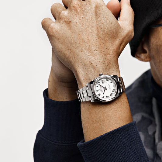 2025 Watch Datejust 116234 Stainless Steel and White Gold White Dial (2018)