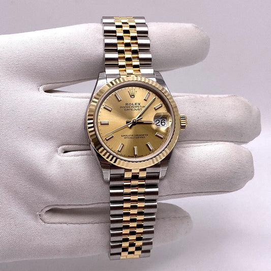 2025 Watch Datejust 278273 Yellow Gold Stainless Steel Champagne Dial