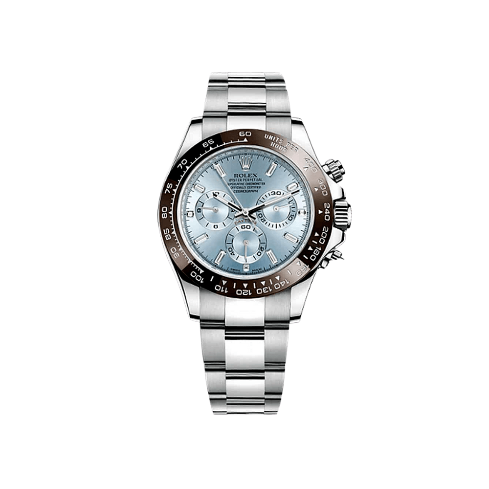 2025 Watch Daytona 116506 Platinum Ice Blue Diamond Dial