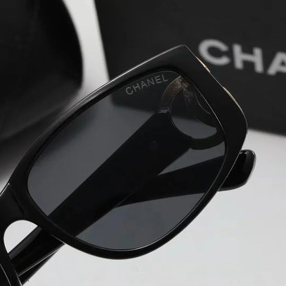 2025 Sunglasses large frame sunglasses leg logo