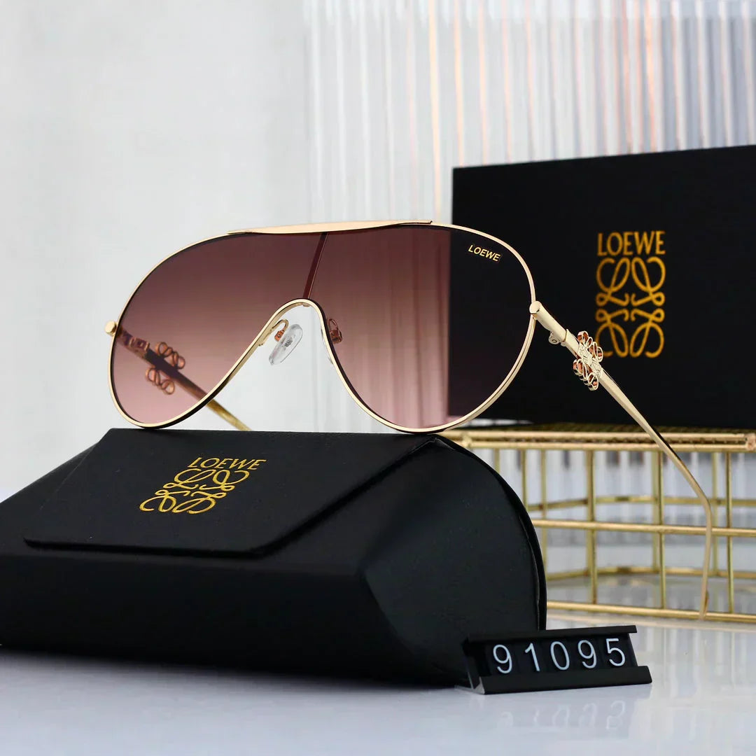 LOEWE Oval round frame sunglasses