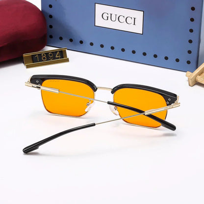 2025 RECTANGULAR-FRAME METAL SUNGLASSES 1894