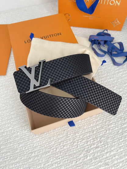 2025 belt cowhide leather belt width 4.0cm