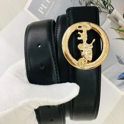 2025 3 Colors Black Leather Belt