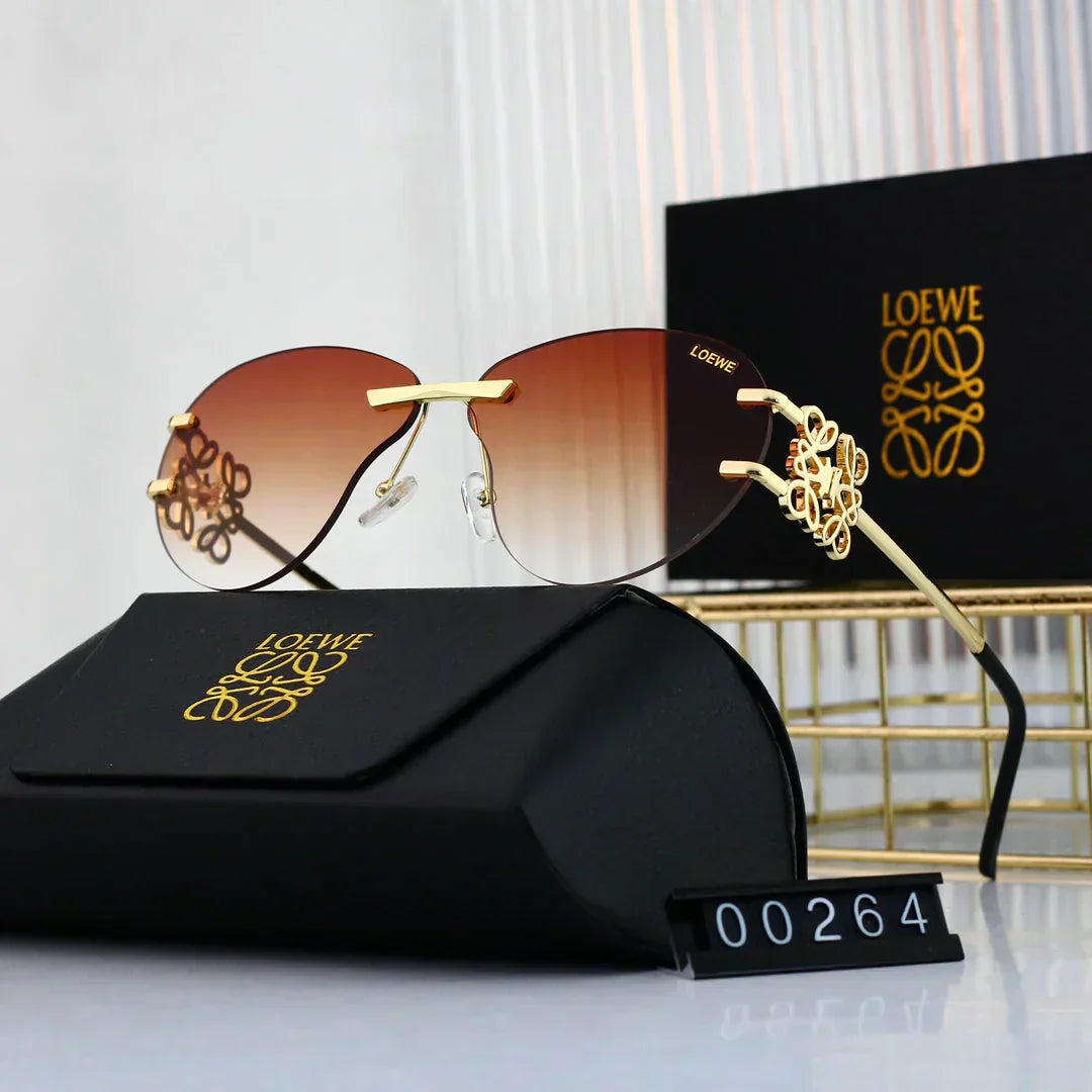 LOEWE Metal temple gradient sunglasses 00264