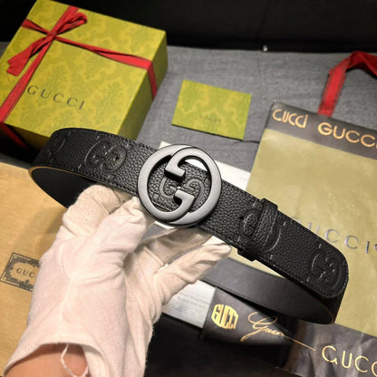 2025 belt Printed imported waterproof belt copper metal buckle 4.0cm