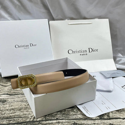 2025 6 Colors  CD rhinestone plain belt