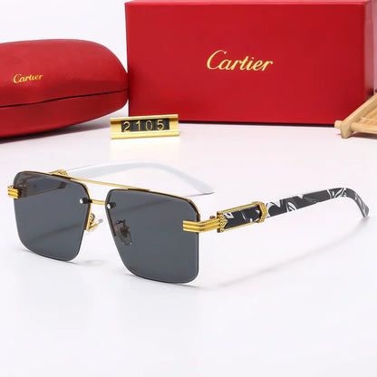 2025 Square stylish frameless sunglasses 2105