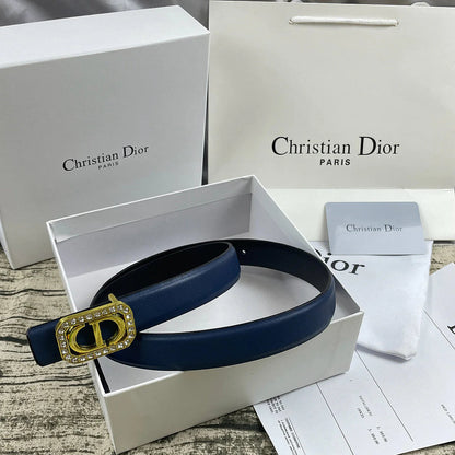 2025 6 Colors  CD rhinestone plain belt