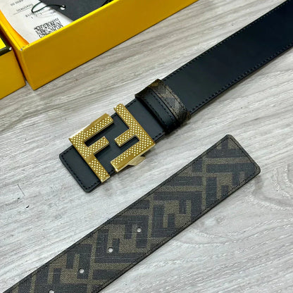 2025 belt Double ring reversible enamel metal belt width 4.0CM