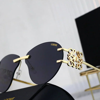 LOEWE Metal temple gradient sunglasses 00264