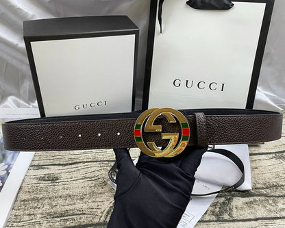 2025 4 Colors  double three-layer lychee pattern double-sided belt