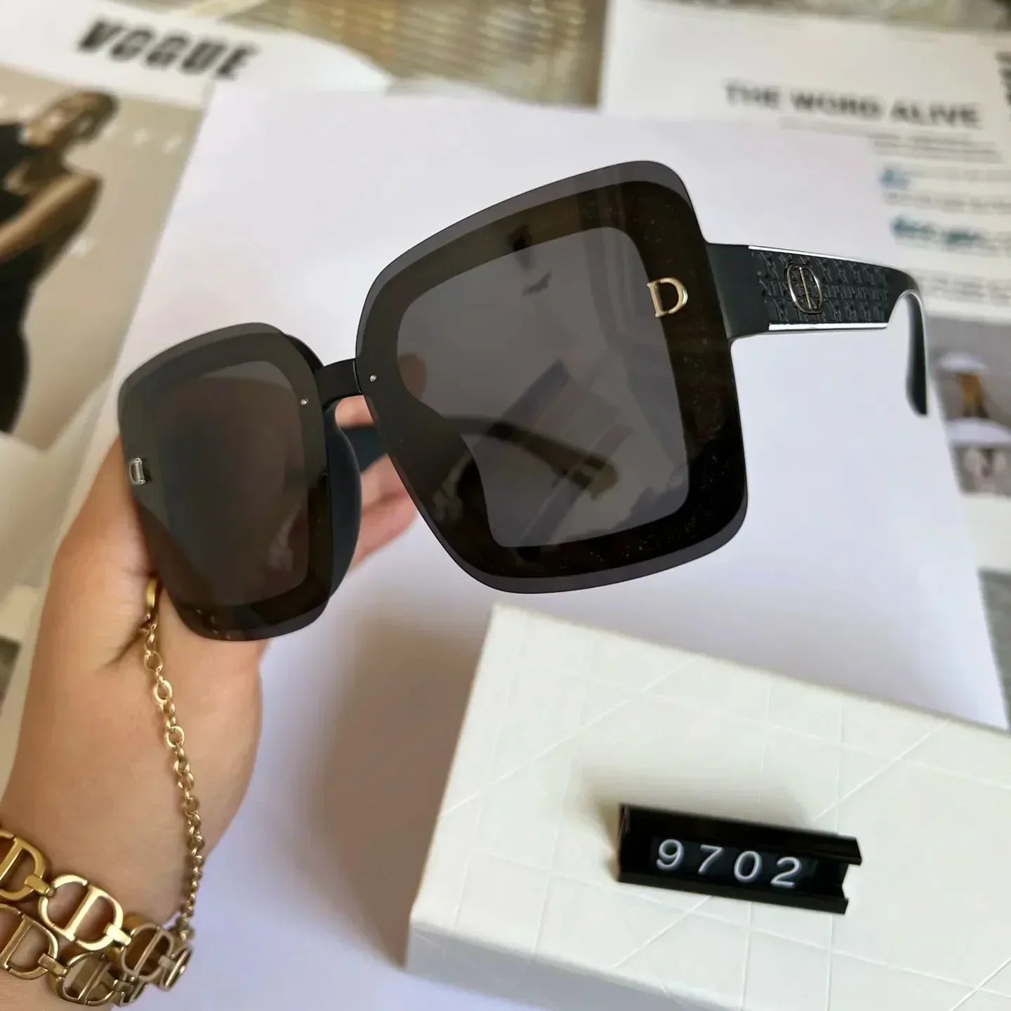 2025 Shining Square Sunglasses 9702