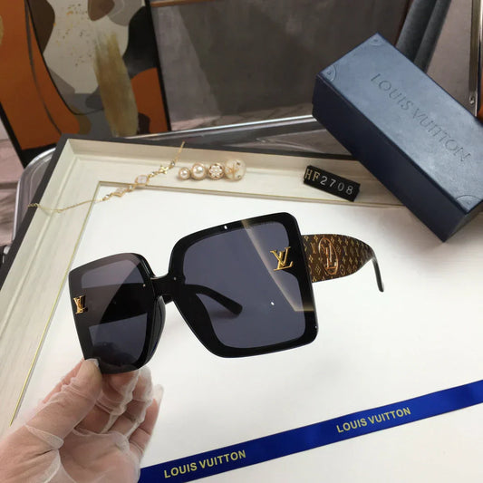 2025 Square large frame trendy retro sunglasses