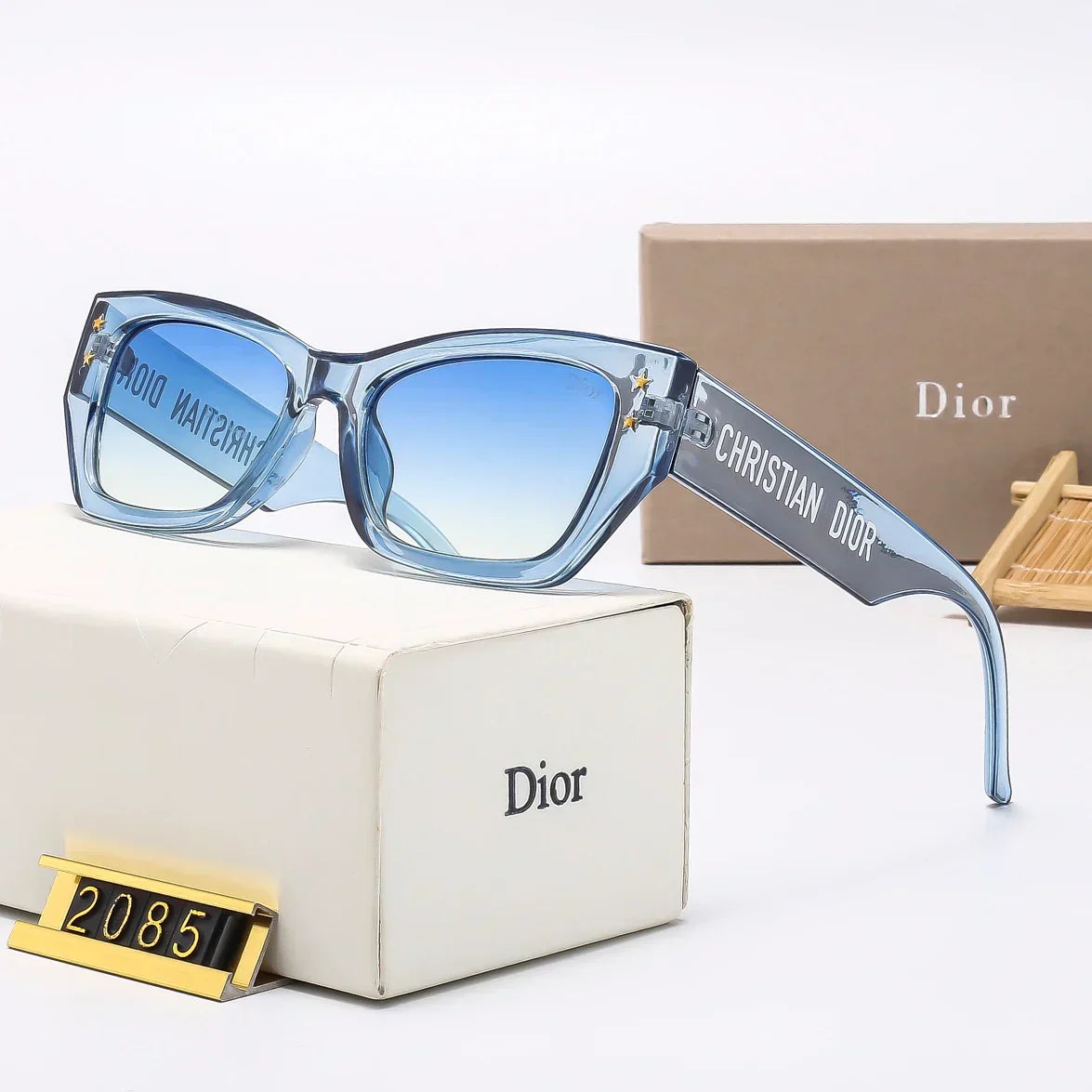 2025 Fashionable square frame  sunglasses  2085