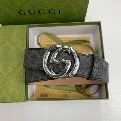 2025  4 Colors Classic double G pattern printed belt