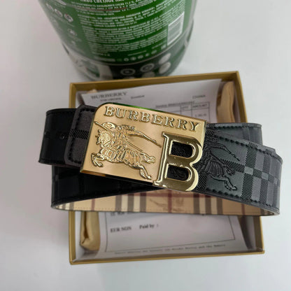 2025 4 Colors  printed letter buckle leather belt