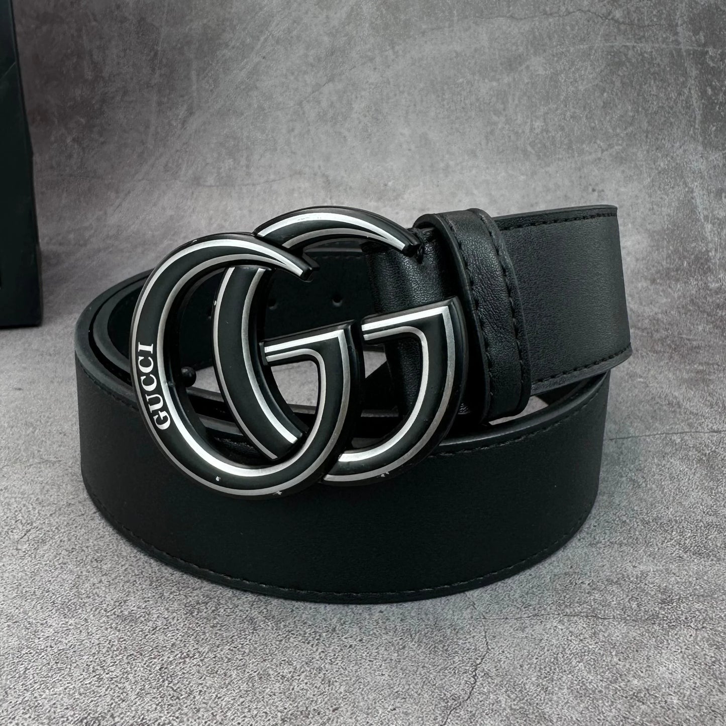 2025 belt 2 Colors printed letter leather belt
