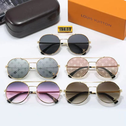 2025 Full Logo Round Sunglasses