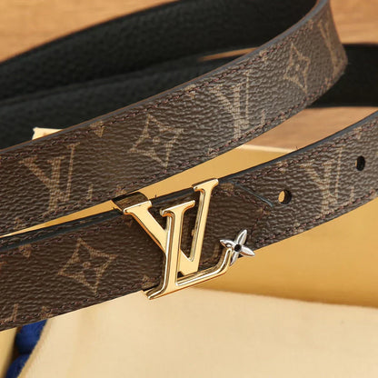 2025 Reversible Solid Calfskin Belt Width 2.0cm