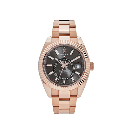 2025 Watch Sky-Dweller 326935 Rose Gold Rhodium Slate Grey Dial (2022)
