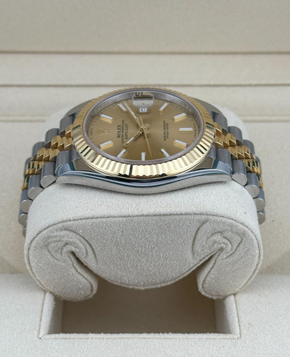 2025 Watch Datejust 126333 Yellow Gold Stainless Steel Champagne Dial Jubilee (2022)