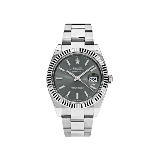 2025 Watch Datejust 126334 Stainless Steel Slate Dial Oyster