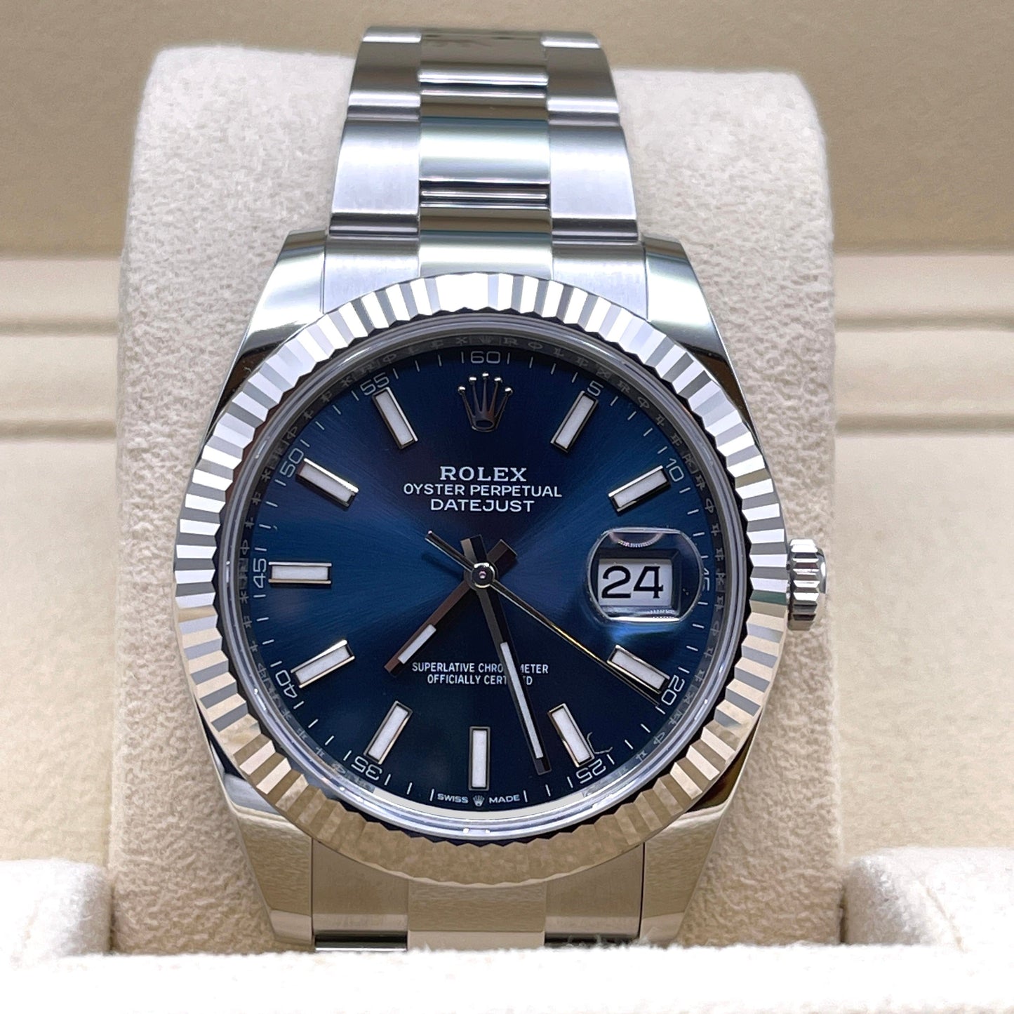 2025 Watch Datejust 126334 Stainless Steel Blue Dial Oyster (2021)