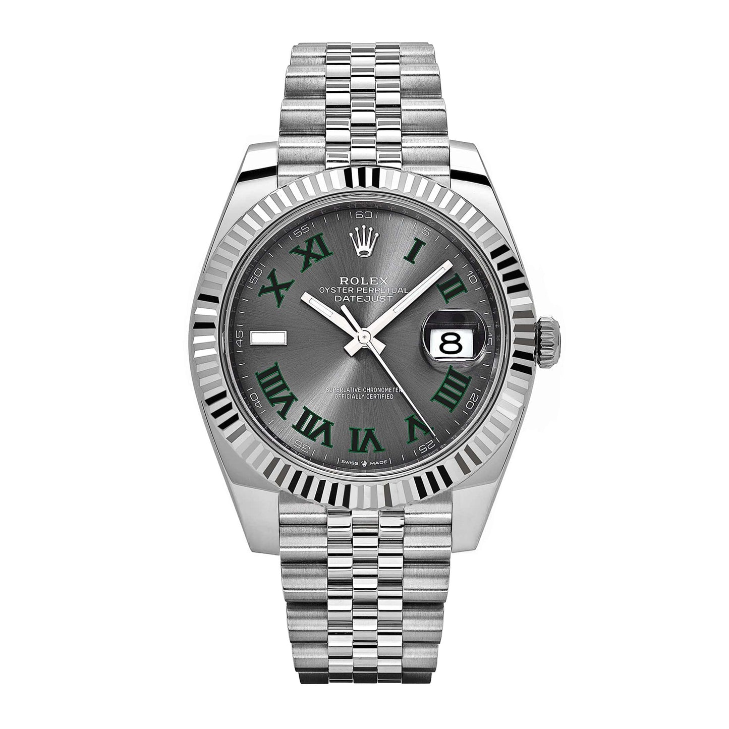 2025 Watch Datejust 126334 'Wimbledon' Stainless Steel Slate Dial Jubilee (2024)