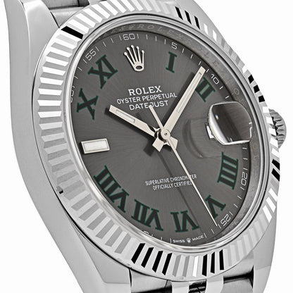 2025 Watch Datejust 126334 'Wimbledon' Stainless Steel Slate Dial Jubilee (2024)