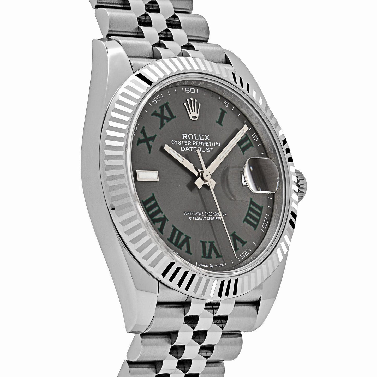 2025 Watch Datejust 126334 'Wimbledon' Stainless Steel Slate Dial Jubilee (2024)