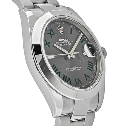 2025 Watch Datejust 126300 'Wimbledon' Stainless Steel Slate Dial Jubilee (2024)
