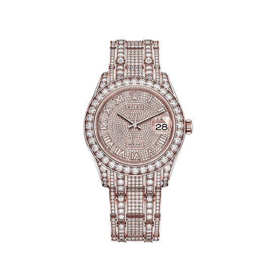 2025 Watch Datejust Pearlmaster 86405RBR Diamond Paved