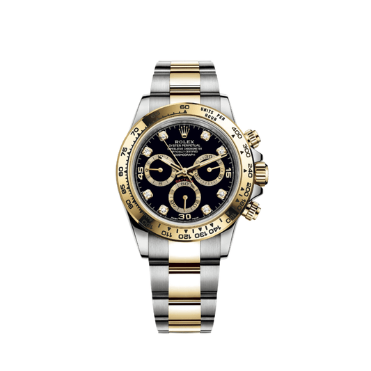 2025 Watch Daytona 116503 Yellow Gold Stainless Steel Black Diamond Dial (2022)