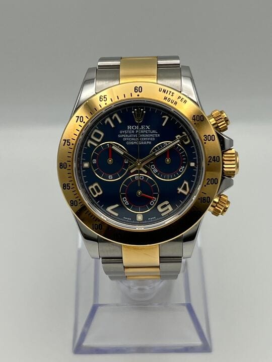2025 Watch Daytona 116523 Stainless Steel and Yellow Gold Blue Dial