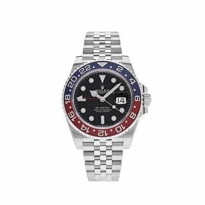 2025 Watch GMT-Master II 126710BLRO 'Pepsi' Stainless Steel Black Dial Jubilee (2019)
