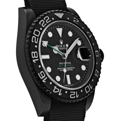 2025 Watch GMT-Master II 116710LN Pro Hunter Stealth Black-PVD Steel