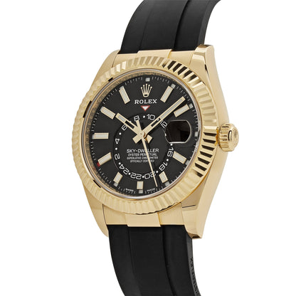 2025 Watch Sky-Dweller 336238 Yellow Gold  Bright Black Dial (2024)