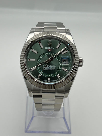 2025 Watch Sky-Dweller 336934 Stainless Steel Green Dial (2024)