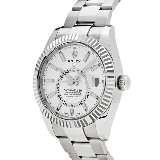 2025 Watch Sky-Dweller 326934 Stainless Steel White Dial