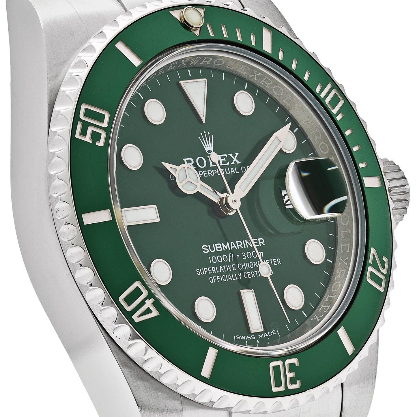 2025 Watch Submariner Date 116610LV 'Hulk' Stainless Steel Green Dial