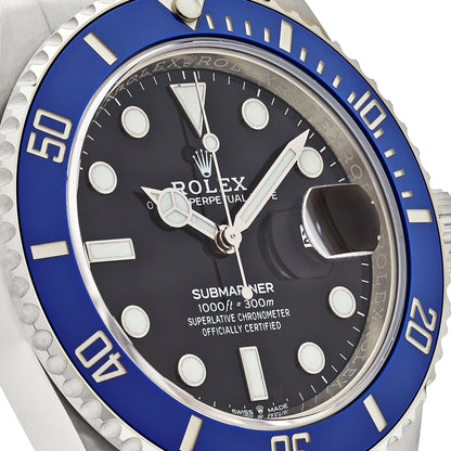 2025 Watch Submariner Date 126619LB White Gold Black Dial Blue Bezel (2023)