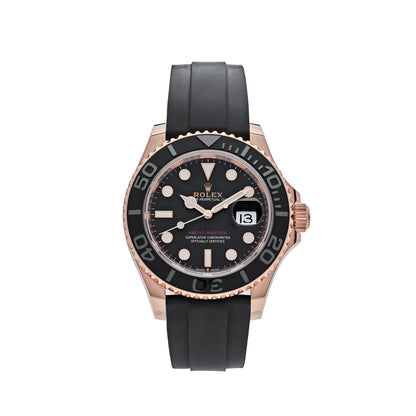 2025 Watch Yacht-Master 126655 Rose Gold Black Dial (2023)