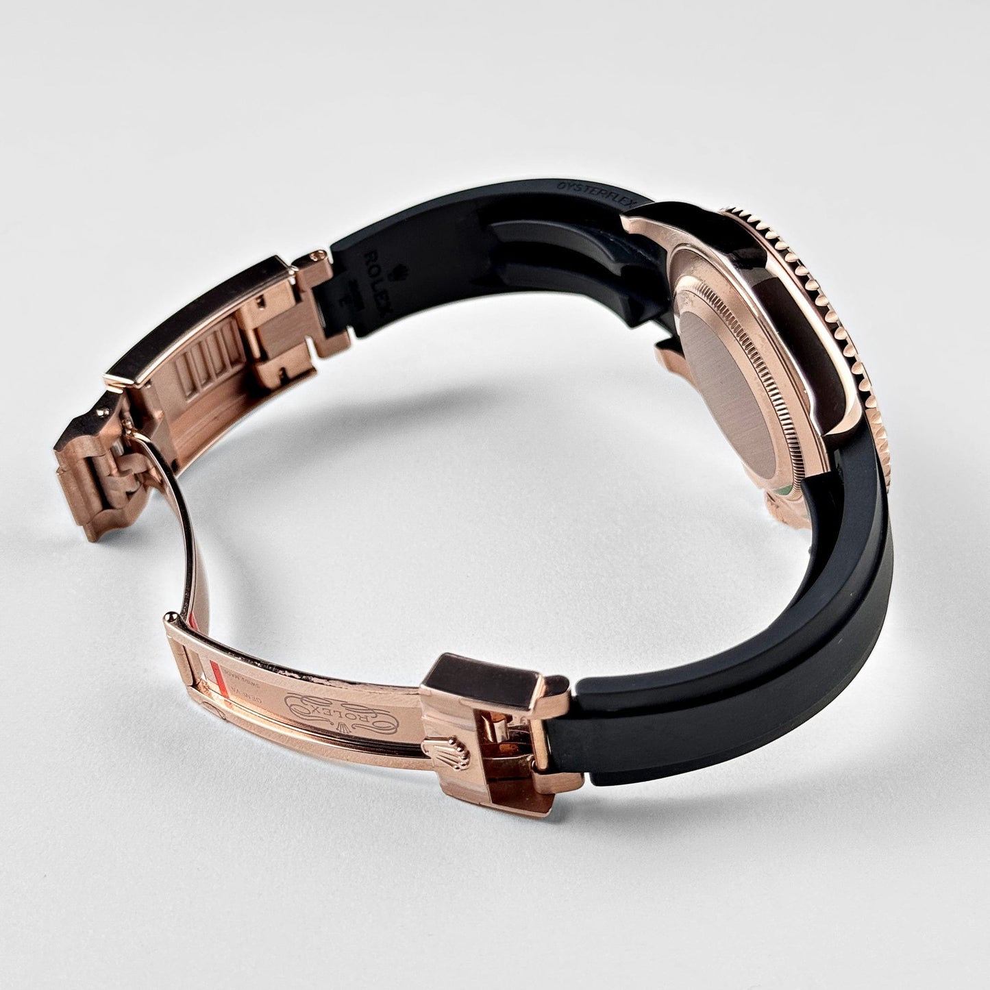 2025 Watch Yacht-Master 126655 Rose Gold Pave Diamond Dial (2023)